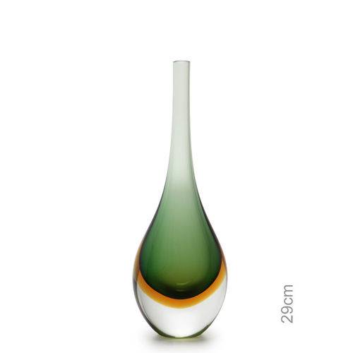 Tamanhos, Medidas e Dimensões do produto Gota Mini Alta Bicolor Verde com Âmbar