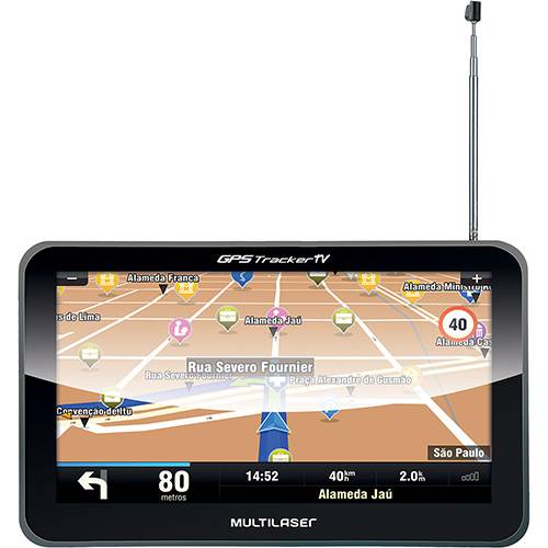 Tamanhos, Medidas e Dimensões do produto GPS Automotivo Multilaser Tracker III Tela 5" com TV Digital