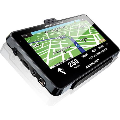 Tamanhos, Medidas e Dimensões do produto GPS Multilaser GP012 Tracker 2 Tela 4,3" - TV Digital, Função TTS (fala o Nome das Ruas)