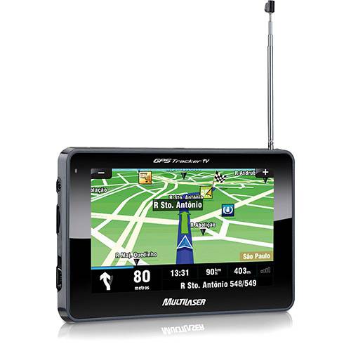 Tamanhos, Medidas e Dimensões do produto GPS Multilaser GP014 Tracker 2 Tela 5" - TV Digital, Função TTS (fala o Nome das Ruas)