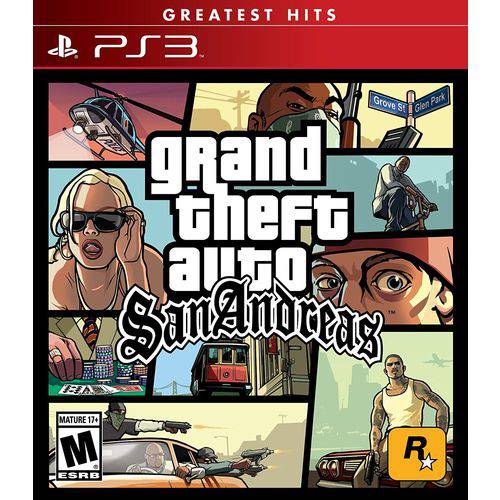 Tamanhos, Medidas e Dimensões do produto Grand Theft Auto: San Andreas Greatest Hits - PS3