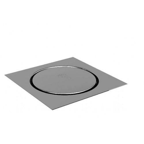 Tamanhos, Medidas e Dimensões do produto Grelha Click para Ralo em Aço Inox 15x15 Ducon Metais PR4190