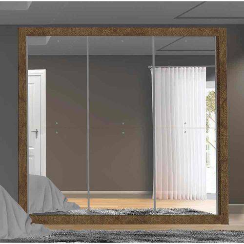 Tamanhos, Medidas e Dimensões do produto Guarda-roupa 3 Portas com Espelho Ele Ela - Leifer Móveis