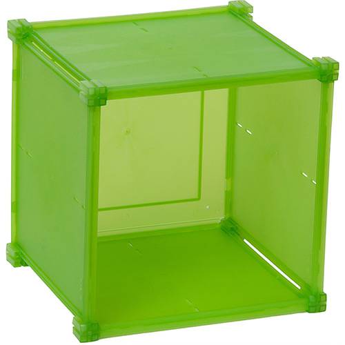 Tamanhos, Medidas e Dimensões do produto Guarda Tudo 1x1 7b 31x31cm Verde Polipropileno - Metaltru
