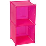 Tamanhos, Medidas e Dimensões do produto Guarda Tudo 2x1 11b 31x60cm Pink Polipropileno - Metaltru