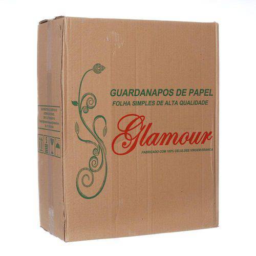 Tamanhos, Medidas e Dimensões do produto Guardanapo de Papel Folha Dupla 32 X 30cm Pacote com 2400 Unidades Glamour