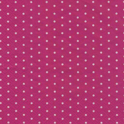 Tamanhos, Medidas e Dimensões do produto Guardanapo Toke e Crie Poá Fundo Pink - 5 Unid