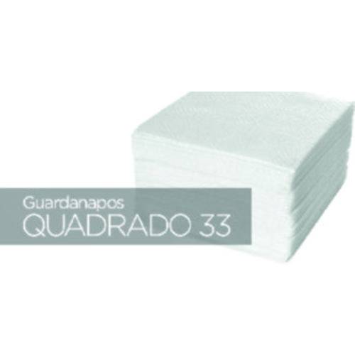 Tamanhos, Medidas e Dimensões do produto Guardanapos Brancos Scala Papéis Quadrado 33x33 Folha Simples - CX 6000 Fls