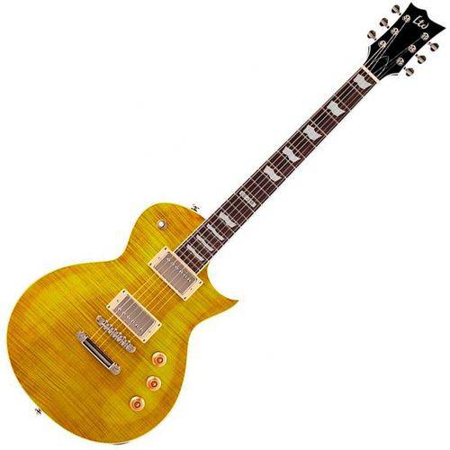 Tamanhos, Medidas e Dimensões do produto Guitarra ESP LTD EC-256 Lespaul Lemon Drop Mogno Top Flamed Maple