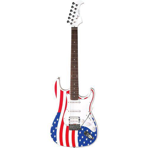 Tamanhos, Medidas e Dimensões do produto Guitarra Stratocaster Humbucker Sts002 Eagle Us Flag