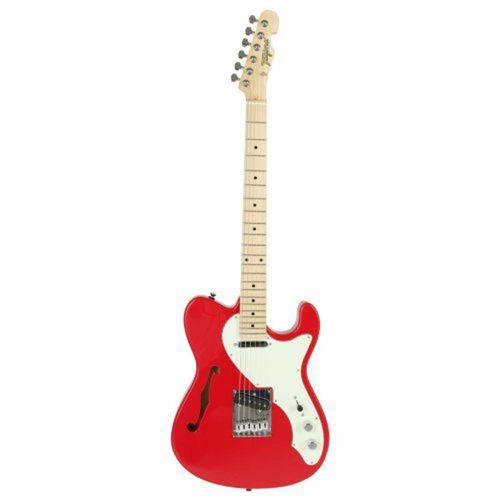 Tamanhos, Medidas e Dimensões do produto Guitarra Tele Semiacústica T-484 Brasil Vermelho Vintage Tagima