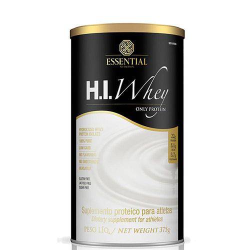 Tamanhos, Medidas e Dimensões do produto H.I. Whey Puro Whey Protein Hidrolisado 375g - Essential Nutrition