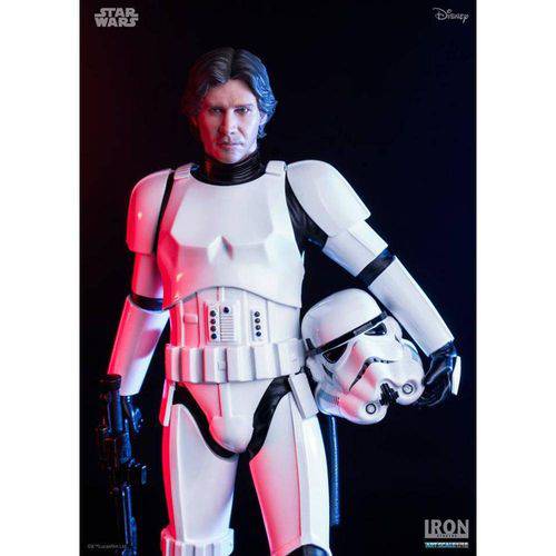 Tamanhos, Medidas e Dimensões do produto Han Solo In Stormtrooper Disguise Star Wars 1/10 Art Scale Iron Studios
