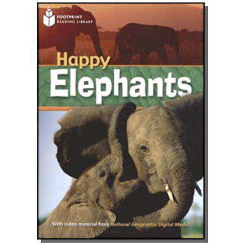 Tamanhos, Medidas e Dimensões do produto Happy Elephants - Footprint Reading Library - Pren