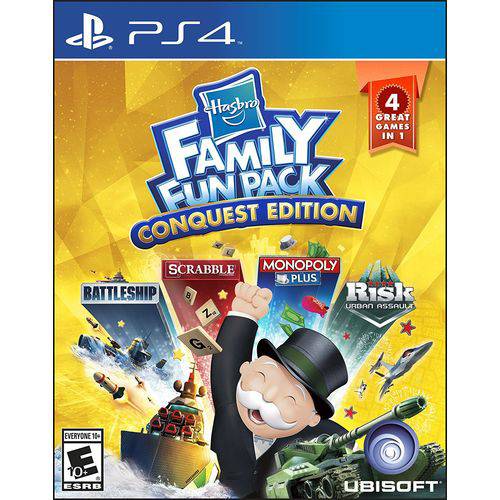 Tamanhos, Medidas e Dimensões do produto Hasbro Family Fun Pack Conquest Edition - PS4