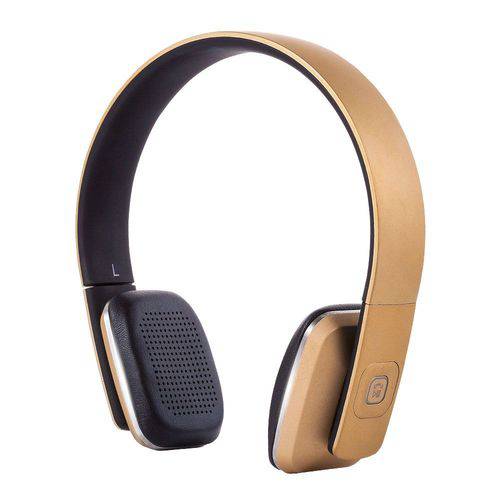 Tamanhos, Medidas e Dimensões do produto Headphone Hipermúsica Bluetooth - HBT-500 - Infokit - Dourado