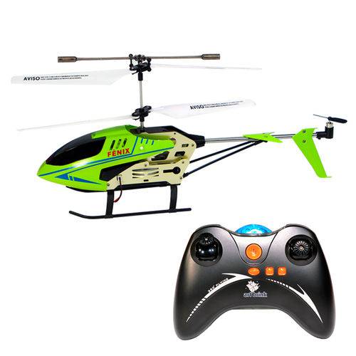 Tamanhos, Medidas e Dimensões do produto Helicóptero C/ Controle Remoto Verde