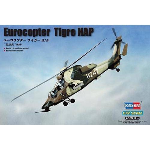 Tamanhos, Medidas e Dimensões do produto Helicoptero Eurocopter Tigre Hap - Hobbyboss