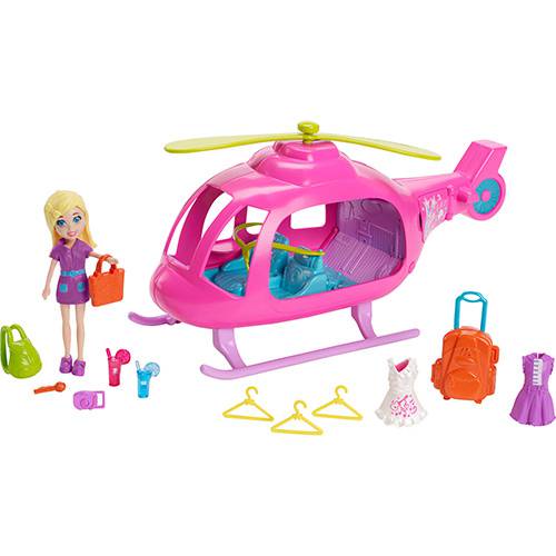 Tamanhos, Medidas e Dimensões do produto Helicóptero Popstar Polly Pocket - Mattel