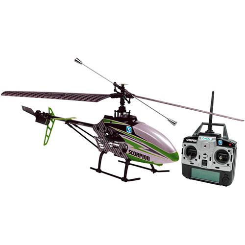 Tamanhos, Medidas e Dimensões do produto Helicóptero Scorpion Radio Controle 4 Canais com Câmera Candide