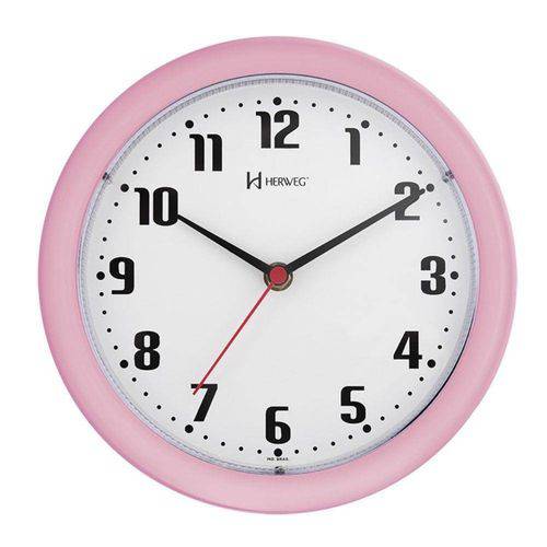 Tamanhos, Medidas e Dimensões do produto Herweg - Relógio de Parede 6102 - 036 Rosa Baby