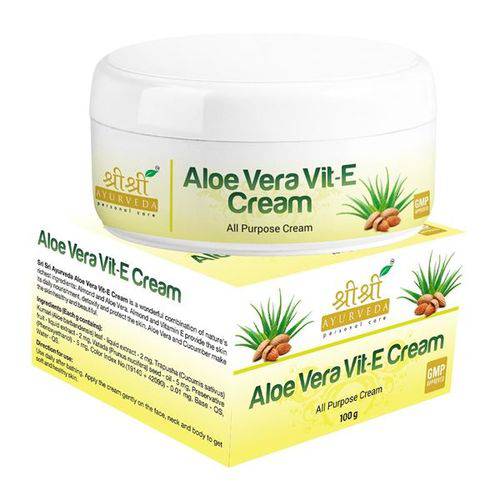 Tamanhos, Medidas e Dimensões do produto Hidratante Corporal com Aloe Vera e Vitamina e 100g - Sri Sri Ayurveda