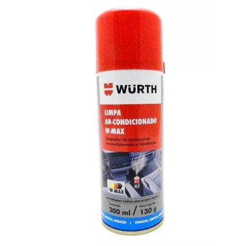 Tamanhos, Medidas e Dimensões do produto Higienizador Limpa Ar Condicionado W-max Wurth 200 Ml