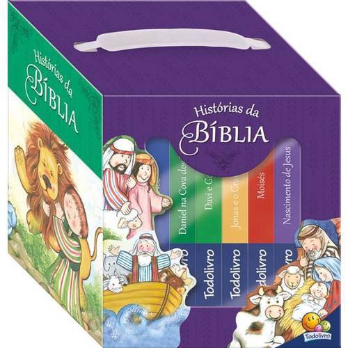 Tamanhos, Medidas e Dimensões do produto Historias da Biblia (Biblioteca) - Kit com 6 Unidades