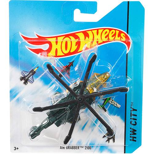 Tamanhos, Medidas e Dimensões do produto Hot Wheels Aviões Skybusters Air Grabber 2100 - Mattel