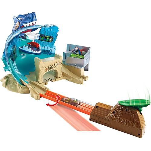 Tamanhos, Medidas e Dimensões do produto Hot Wheels Conjunto Ataque Tubarão City - Mattel