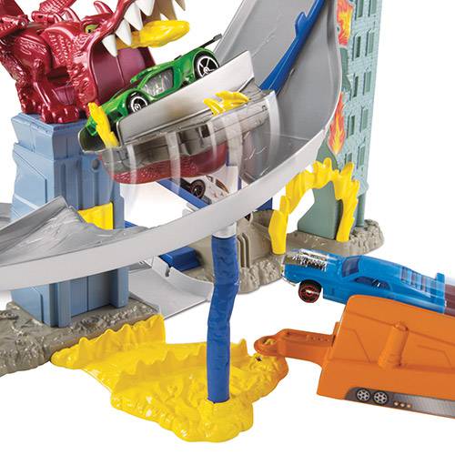 Tamanhos, Medidas e Dimensões do produto Hot Wheels Pista Fúria do Dragão - Mattel