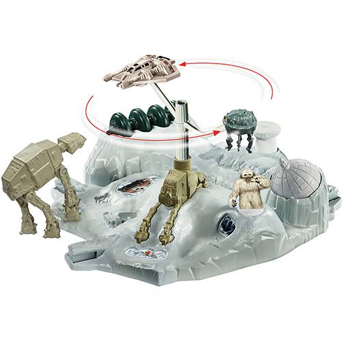Tamanhos, Medidas e Dimensões do produto Hot Wheels Star Wars Batalhas no Espaço Hoth Echo Base Battle - Mattel