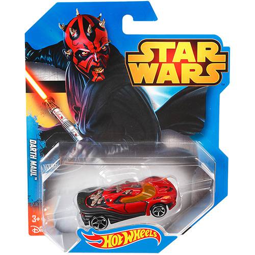 Tamanhos, Medidas e Dimensões do produto Hot Wheels Star Wars Darth Maul - Mattel