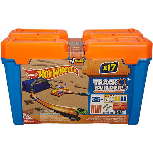 Tamanhos, Medidas e Dimensões do produto Hot Wheels - Track Builder Kit Completo - Mattel