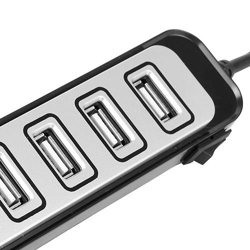 Tamanhos, Medidas e Dimensões do produto HUB USB 2.0 - 7 Portas - PISC