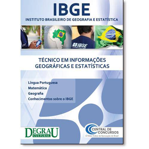 Tamanhos, Medidas e Dimensões do produto Ibge: Técnico em Informações Geográficas e Estatísticas