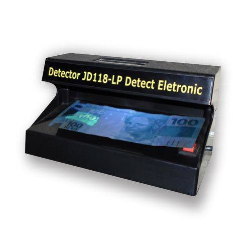 Tamanhos, Medidas e Dimensões do produto Identificador e Detector de Notas Falas JD118-LP Detect Eletronic