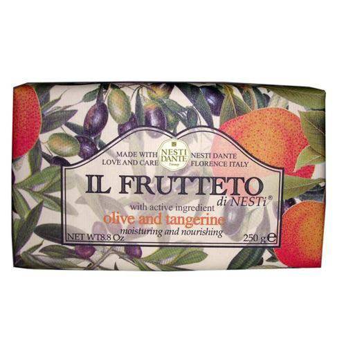 Tamanhos, Medidas e Dimensões do produto Il Frutteto Azeite de Oliva com Tangerina Nesti Dante - Sabonete Frutal em Barra 250g
