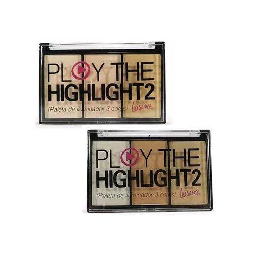Tamanhos, Medidas e Dimensões do produto Iluminador Luisance Play The Highlight 2 Cor a e Cor B