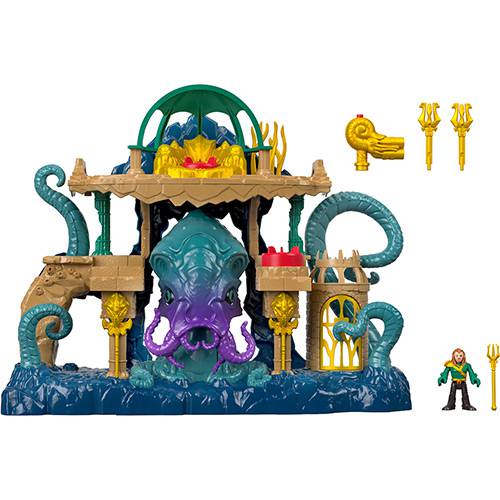 Tamanhos, Medidas e Dimensões do produto Imaginext Casa do Aquaman Fmx66 - Mattel