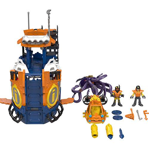 Tamanhos, Medidas e Dimensões do produto Imaginext Navio Comando do Mar - Mattel