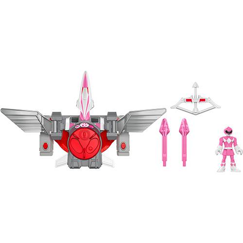 Tamanhos, Medidas e Dimensões do produto Imaginext - Power Ranger - Zord Rangers Chj01 - Pink Ranger - Mattel