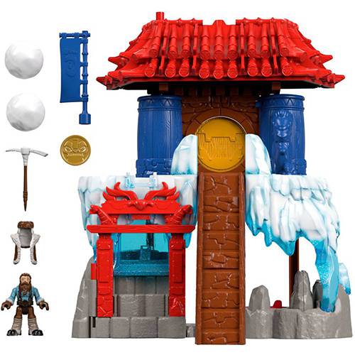 Tamanhos, Medidas e Dimensões do produto Imaginext Templo de Yeti Ffr76 - Mattel