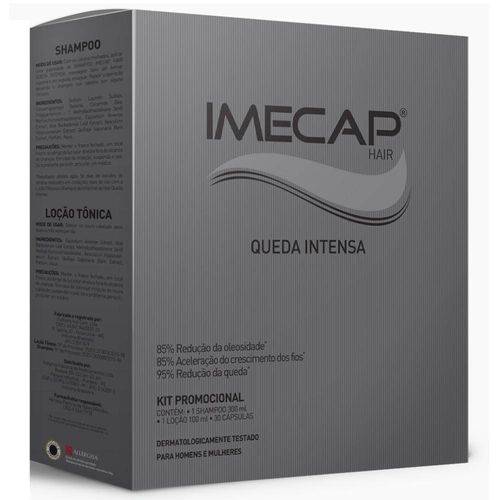 Tamanhos, Medidas e Dimensões do produto Kit Imecap Hair Queda Intensa Shampoo 300ml + Loção 100ml