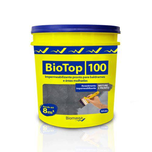 Tamanhos, Medidas e Dimensões do produto Impermeabilizante para Baldrames Biotop 100 3,6lts
