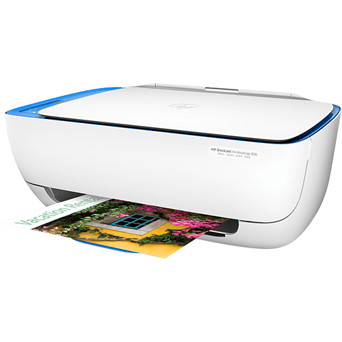 Tamanhos, Medidas e Dimensões do produto Impressora Multifuncional HP Deskjet Ink Advantage 3636 Wi-Fi