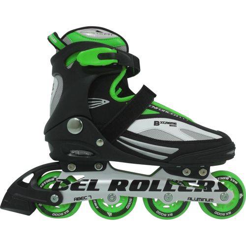 Tamanhos, Medidas e Dimensões do produto In-line Rollers Bxtreme 5000 Nr-42 Verde - Bel Sports