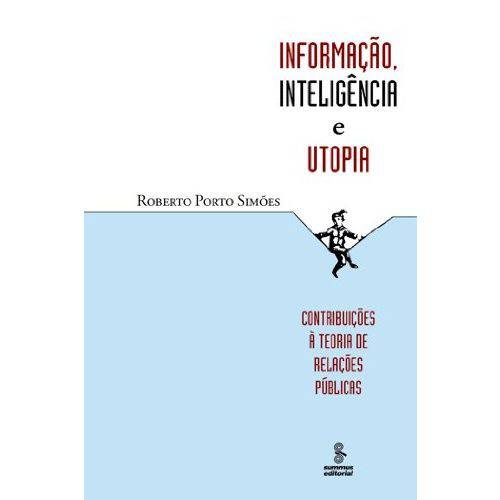 Tamanhos, Medidas e Dimensões do produto Informacao, Inteligencia e Utopia