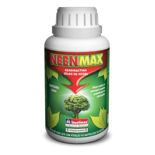Tamanhos, Medidas e Dimensões do produto Inseticida Oleo de Neem Neenmax Insetimax - 250 Ml