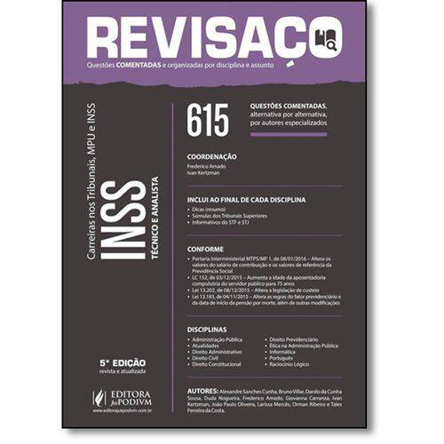 Tamanhos, Medidas e Dimensões do produto Inss: Técnico e Analista - Coleção Revisaço